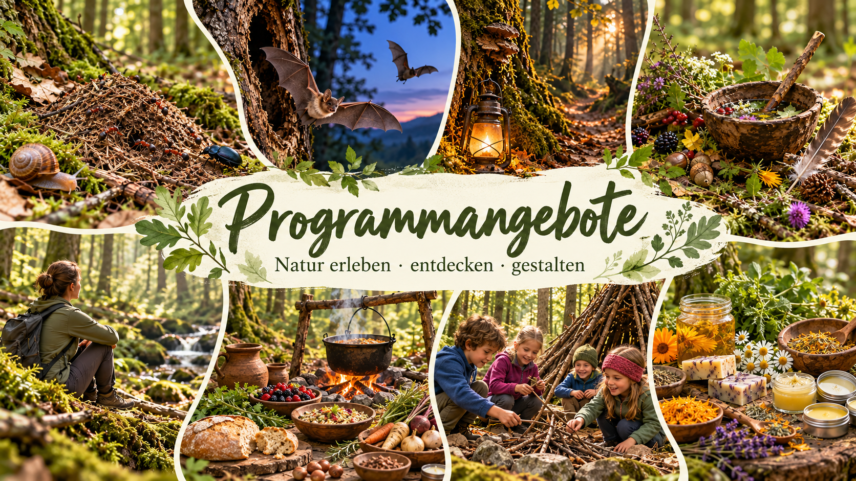 Natur erleben_ Programmangebote im Wald